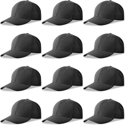 12 Pack Unisex Baseball Caps